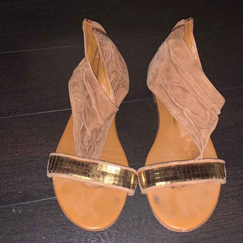 Miss sixty suede and disco sandals​
